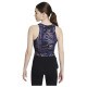 Nike Γυναικεία αμάνικη μπλούζα Crop Aop Sportswear